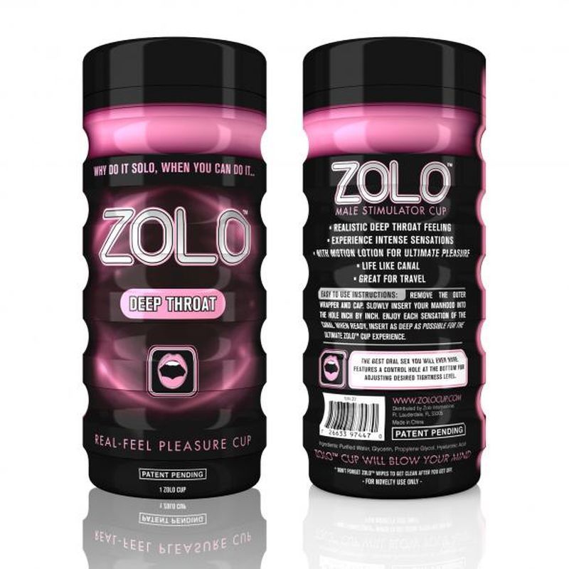 Zolo Deep Throat Cup Masturbator ZOLO
