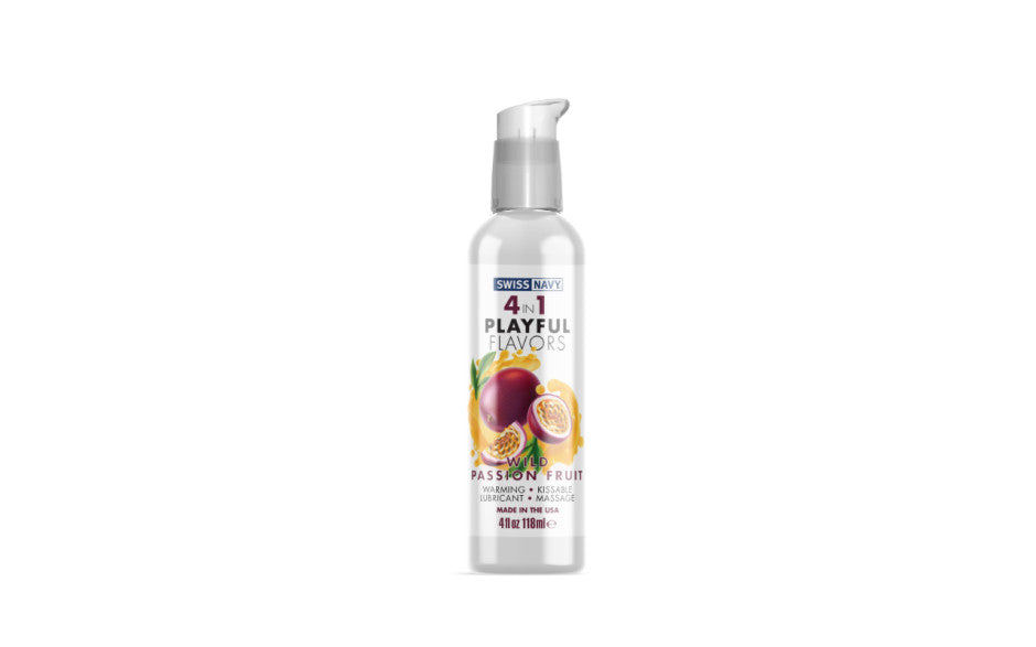 Swiss Navy Playful Flavours 4 In 1 Flavoured Lubricant 4 Oz Swiss Navy