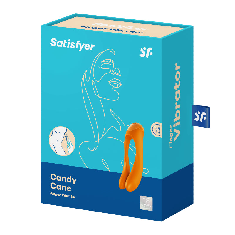 Satisfyer Candy Cane Waterproof Full Body Finger Vibrator
