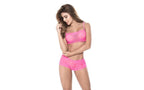 Mapale Lace 2 Piece Bra and Panty Set Hot Pink Mapale