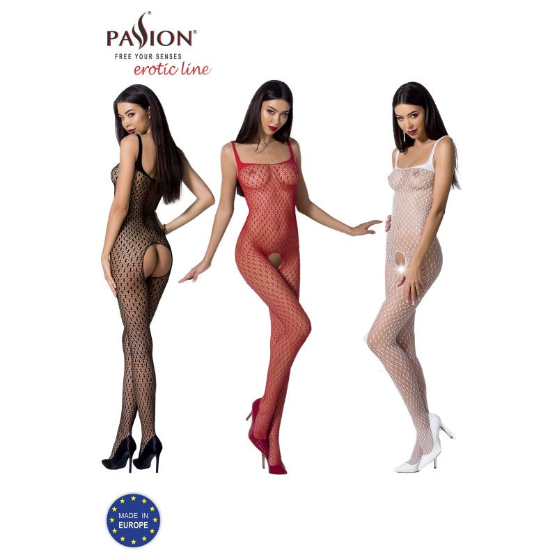 Passion Lingerie Stylish Fine Mesh Bodystocking BS071 One Size Secondary image