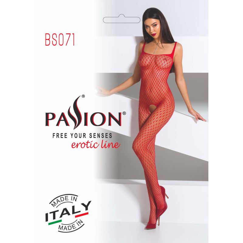 Passion Lingerie Stylish Fine Mesh Bodystocking BS071 One Size Passion Lingerie
