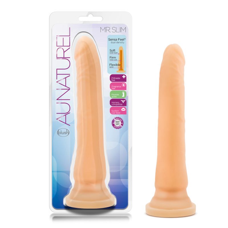 Blush Novelties Au Naturel Mr Slim Realistic Dildo Blush Novelties