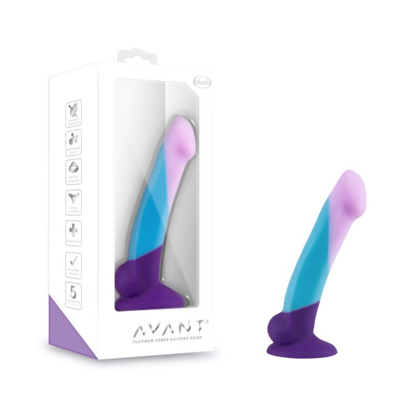Blush Novelties Avant D16 Purple Haze Silicone Dildo Blush Novelties