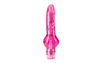Blush Novelties Naturally Yours Mr Right Now Vibrating Dildo Pink