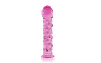 Lovetoy Glass Romance 2 Glass Dildo 7 Inch Pink Lovetoy
