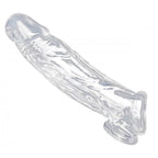 Size Matters Realistic Clear Penis Enhancer & Ball Stretcher Size Matters