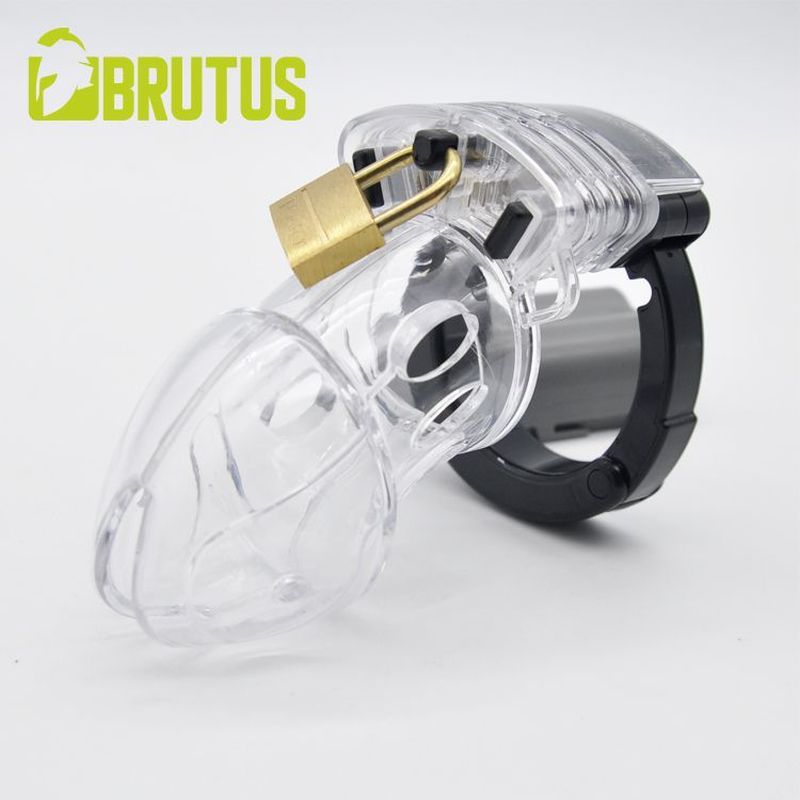 Brutus Alpha Chastity Cock Cage Clear Brutus Main image
