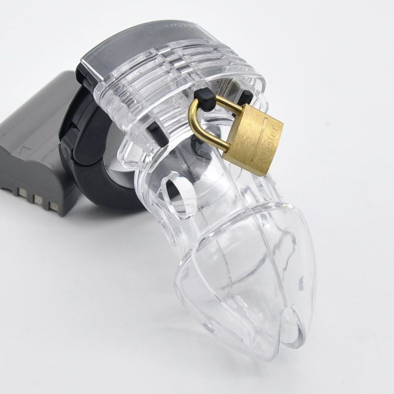 Brutus Alpha Chastity Cock Cage Clear Secondary image