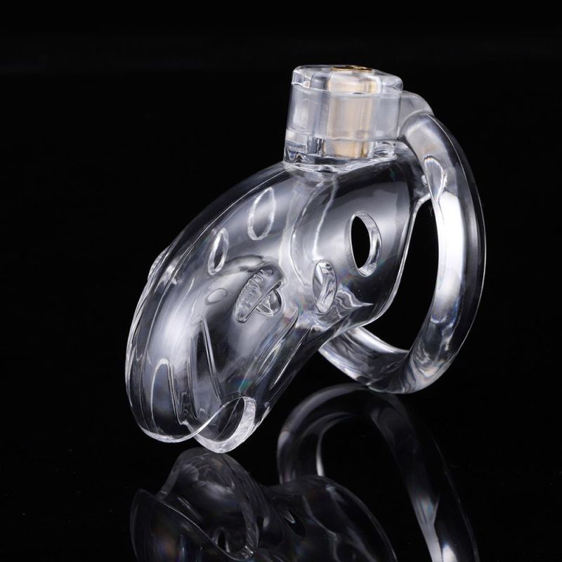 Brutus Shark Chastity Cock Cage Clear Secondary image