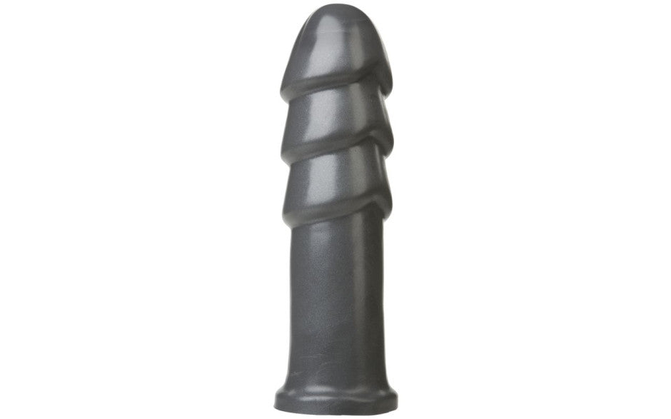 Doc Johnson American Bombshell B 10 Warhead Anal Dildo Gun Metal 10 Inch