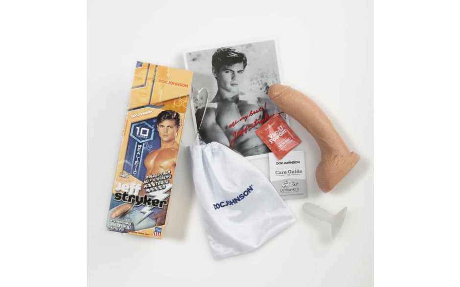 Doc Johnson Signature Cocks Jeff Stryker Realistic Cock Vanilla Doc Johnson