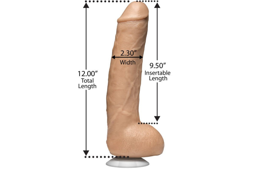 Doc Johnson John Holmes Realistic Cock With Suction Cup Doc Johnson