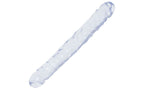 Doc Johnson Crystal Jellies Jr Double Dong 12 Inch Clear Doc Johnson