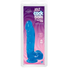 Doc Johnson Jelly Jewels Realistic Cock And Balls With Suction Cup Secondary image
