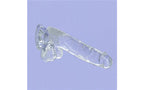 BMS Factory Addiction Crystal Realistic Dildo With Balls Clear BMS Factory