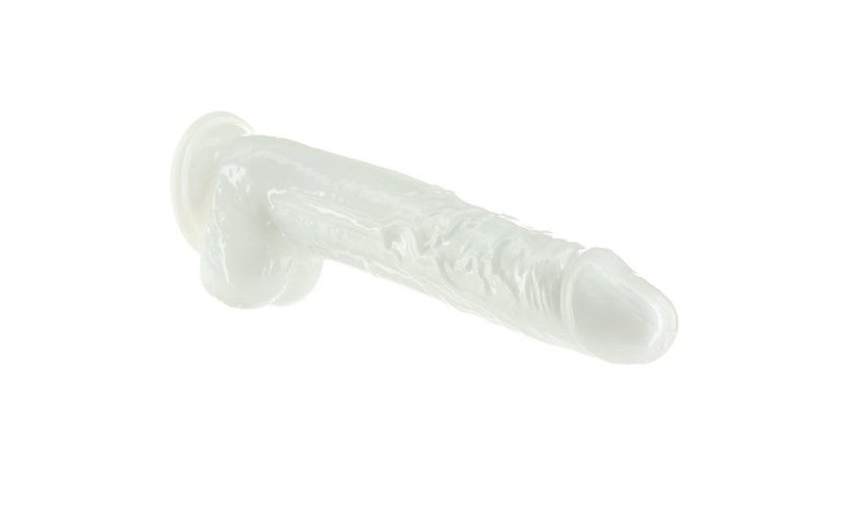 BMS Factory Addiction Pearl Suction Cup Realistic Dildo 8.5 Inch Pearl White BMS Factory