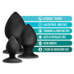 Anal Adventures Platinum Silicone Anal Stout Plug Kit Anal Adventures