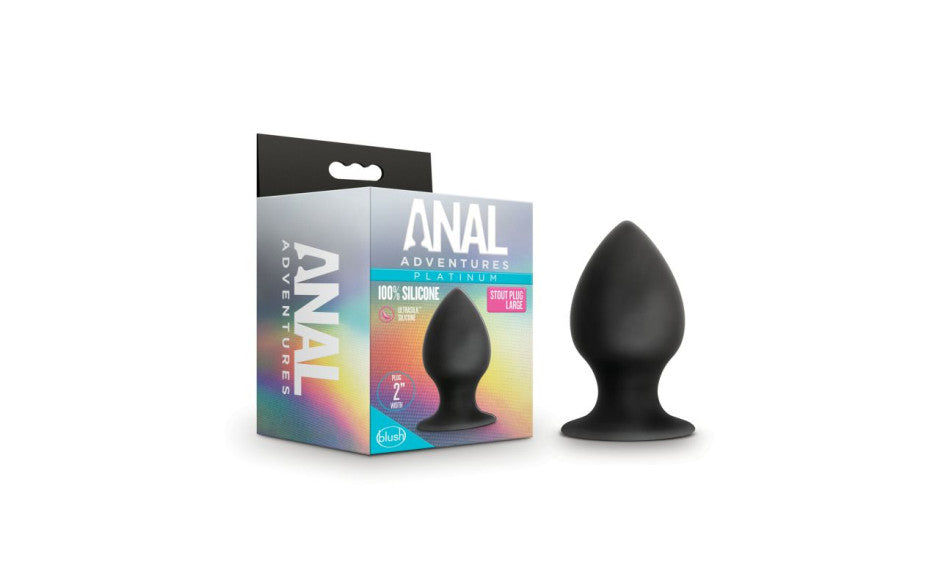 Blush Novelties Anal Adventures Platinum Anal Stout Plug Large Main image