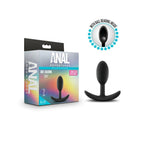 Anal Adventures Platinum Silicone Vibra Slim Plug Small Anal Adventures