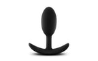 Blush Novelties Anal Adventures Platinum Silicone Vibra Slim Plug Medium