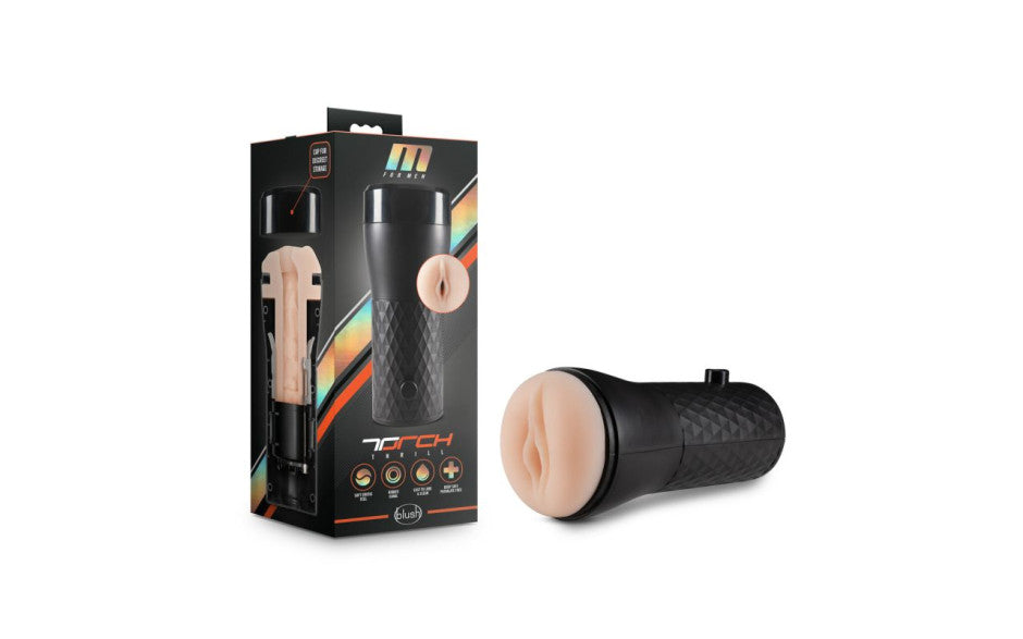 Blush Novelties M for Men Torch Thrill Mens Masturbator Vanilla Secondary image