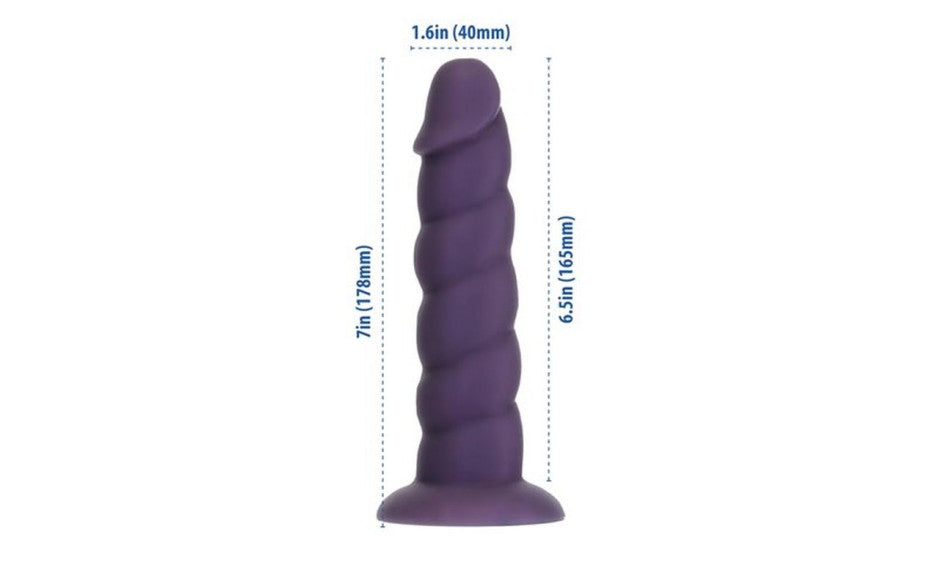 BMS Factory Addiction Unicorn Realistic Dildo 7 inch Purple BMS Factory