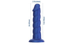 BMS Factory Addiction Unicorn Realistic Dildo 8 Inch Blue BMS Factory