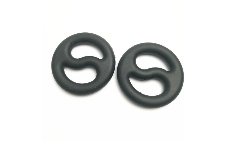 BRUTUS Yin Yang Silicone Cock & Ball Duo Ring