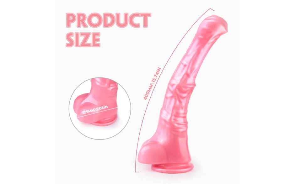 S Hande Duke Horse Dong With Balls XXL Pink S-Hande