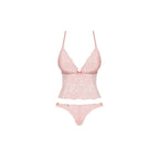 Obsessive Delicanta Top & Panties Pink S / M Obsessive