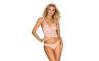 Obsessive Delicanta Womens Top & Panties Pink L / XL Obsessive
