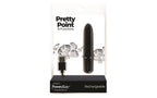 PowerBullet Pretty Point Power Bullet Vibrator 4 Inch Black PowerBullet