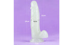 Lovetoy Lumino Play Flexible & Realistic Dildo With Balls 7.5 Inch Clear Lovetoy