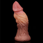 Lovetoy Nature Cock Dual Layer Huge ALIEN Silicone Butt Plug Dildo 7 Inch Lovetoy