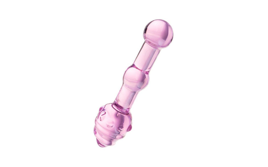 Sexus Unisex Glass Dildo 17cm Pink Sexus Glass