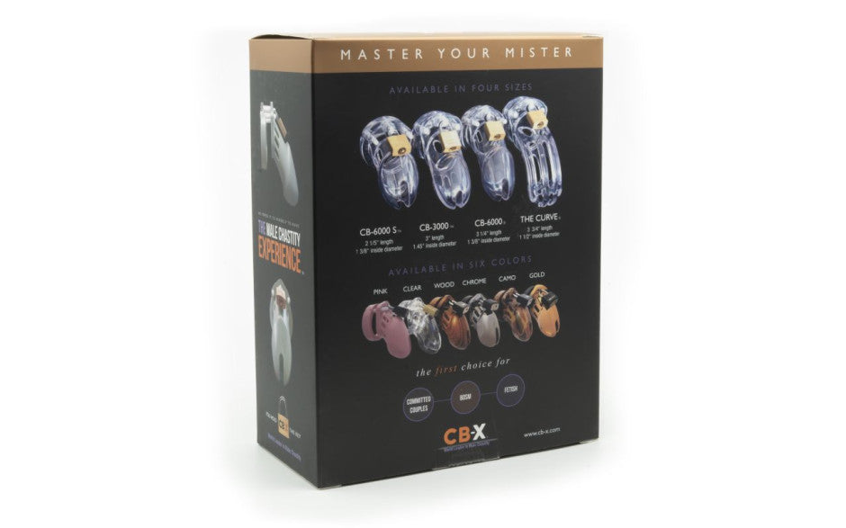 CBX Cockcage The Curve Premium Male Chastity Device Black CB-X