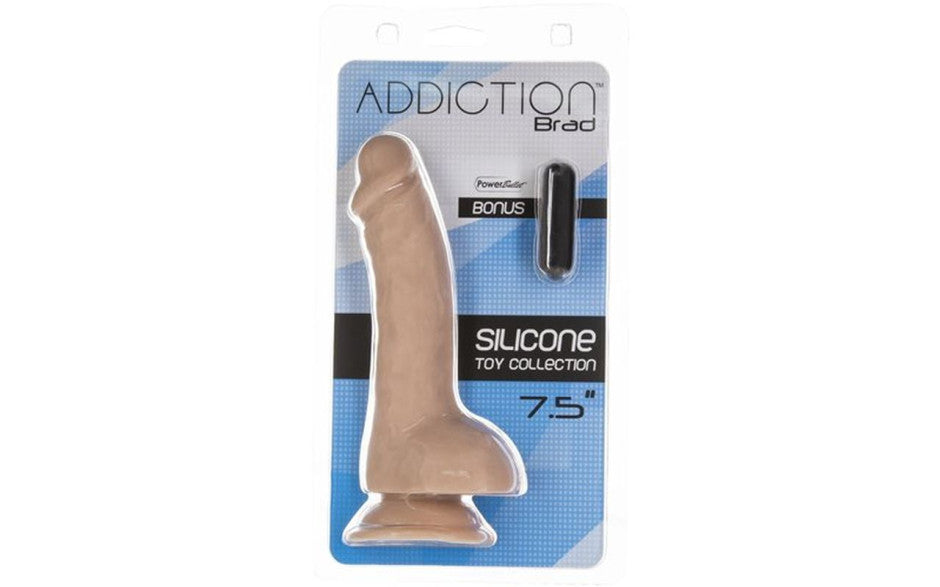 BMS Factory Addiction Brad Realistic Dong Beige 7.5 Inch BMS Factory