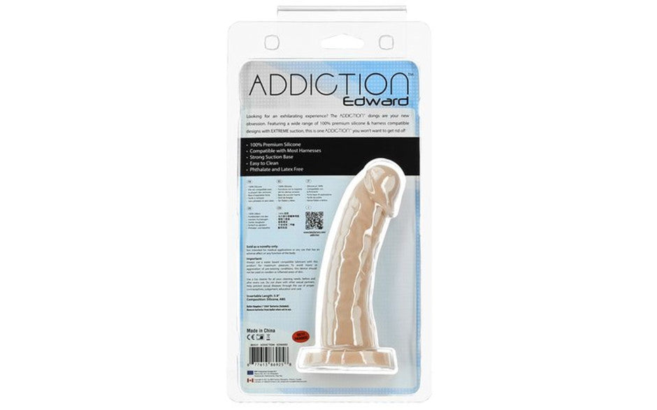 BMS Factory Addiction Edward Realistic Non Vibrating Dong 6 Inch Beige BMS Factory