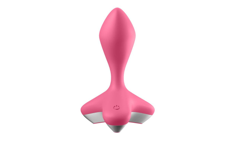 Satisfyer Game Changer Waterproof Silicone Vibrating Butt Plug Pink Satisfyer