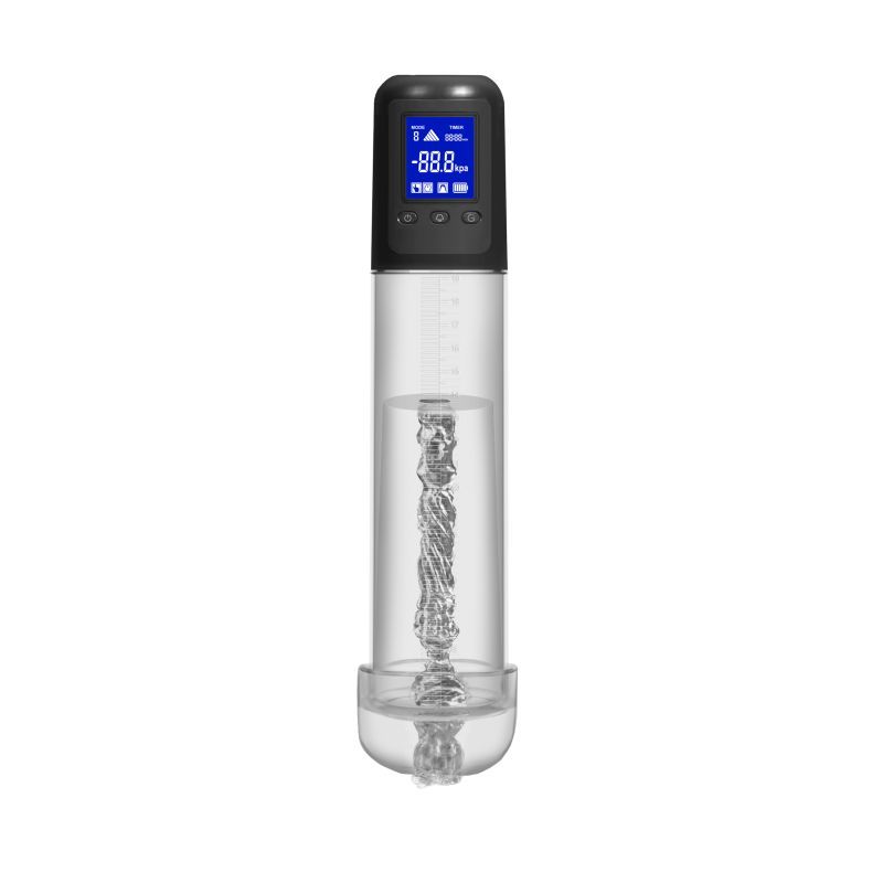 LuvPump Smart Rechargeable LCD Penis Pump With Sleeve & Donut LuvPump