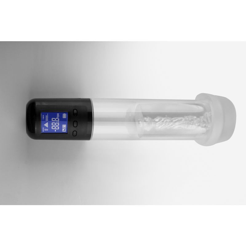 LuvPump Smart Rechargeable LCD Penis Pump With Sleeve & Donut LuvPump