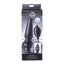 Master Series Ass Pand Large Inflatable Silicone Plug Black Master Series