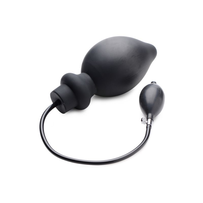 Master Series Ass Pand Large Inflatable Silicone Plug Black Secondary image