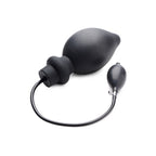 Master Series Ass Pand Large Inflatable Silicone Plug Black Master Series