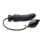 Master Series Dick Spand Inflatable Silicone Dildo Black Master Series