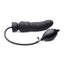 Master Series Dick Spand Inflatable Silicone Dildo Black Master Series