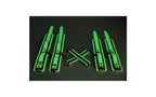 XR Brands Master Series Kink In the Dark Glowing Hog Tie Set Fluro Green