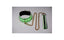 XR Brands Master Series Kink in the Dark Glowing Collar and Lead Fluro Green