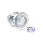 Master Series Ass Bung Clear Hollow Anal Dilator 4 Inch XL Master Series